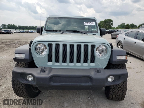 2023 Jeep Wrangler Sport S z VIN 1C4HJXDN7PW681537, wystawiony jako Copart lot #63458155 z przebiegiem 18 602 mil mil oraz Szkoda całkowita • Salvage title. Historia ofert i sprzedaży dostępna na DreamBid. Obrazek 5.