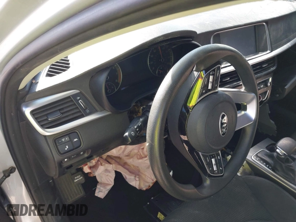 2019 Kia Optima LX z VIN 5XXGT4L38KG354885, wystawiony jako IAAI lot #42394182 z przebiegiem Nie podano mil oraz . Historia ofert i sprzedaży dostępna na DreamBid. Obrazek 7.