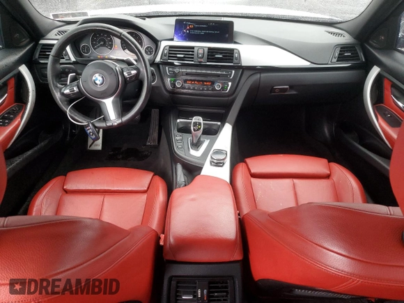 2014 BMW 3 Series 335i xDrive with VIN WBA3B9G51ENR92301, listed as a Copart auction lot 58296885 with 81,988 mi miles and Salvage title. Bid and sale history available at DreamBid. Image 8.
