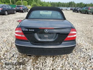 2005 Mercedes-Benz CLK 320 with VIN WDBTK65GX5T042891, listed as a Copart auction lot 60829694 with 189,085 mi miles and Salvage Title. Bid and sale history available at DreamBid. Image 6.