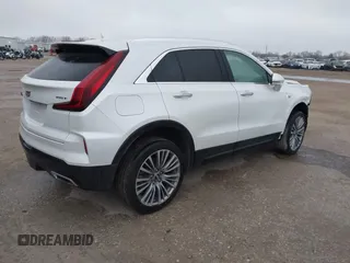 2024 Cadillac XT4 FWD Premium Luxury with VIN 1GYFZCR41RF220114, listed as a IAAI auction lot 41515009 with 6,465 mi miles and . Bid and sale history available at carsss.com. Image 4.