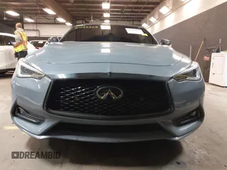 2022 Infiniti Q60 Red Sport 400 with VIN JN1FV7LL4NM681132, listed as a IAAI auction lot 40733343 with 14,309 mi miles and . Bid and sale history available at DreamBid. Image 6.