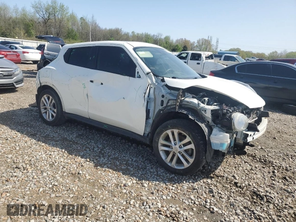 2013 Nissan Juke SV with VIN JN8AF5MVXDT218655, listed as a Copart auction lot 51017065 with 81,170 mi miles and Salvage Title. Bid and sale history available at carsss.com. Image 4.