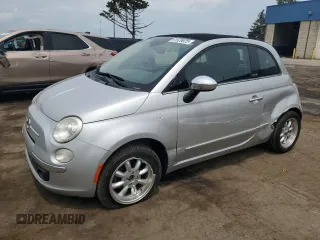 2012 FIAT 500 Lounge with VIN 3C3CFFER5CT126985, listed as a Copart auction lot 61528825 with 122,314 mi miles and Clean title. Bid and sale history available at DreamBid. Image 1.