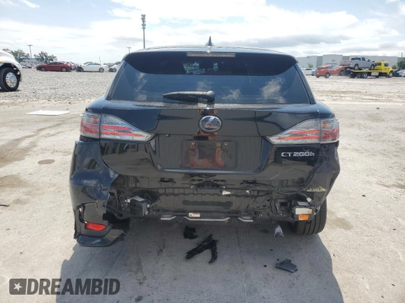 2016 Lexus CT 200h with VIN JTHKD5BH4G2264445, listed as a Copart auction lot 52105855 with 125,995 mi miles and Salvage Title. Bid and sale history available at carsss.com. Image 6.