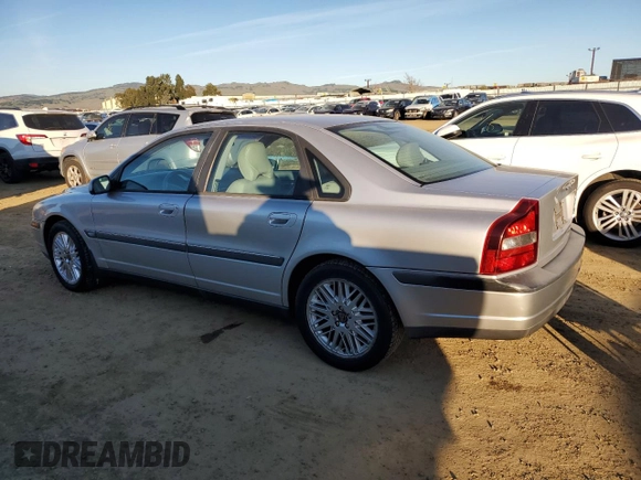 2000 Volvo S80 with VIN YV1TS90DXY1126266, listed as a Copart auction lot 87338104 with 87,573 mi miles and Clean Title. Bid and sale history available at carsss.com. Image 2.