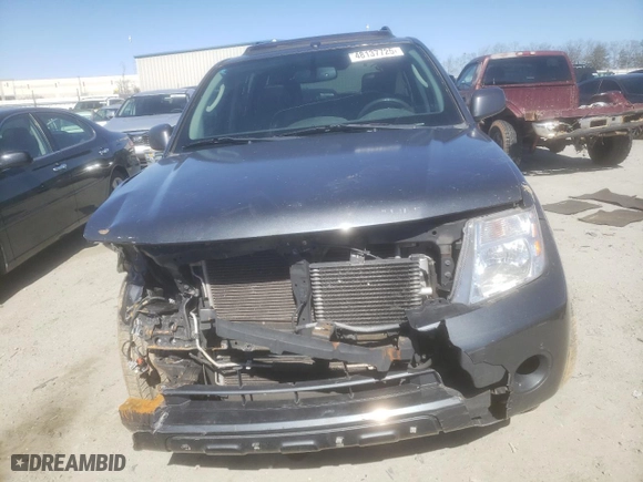 2012 Nissan Pathfinder LE with VIN 5N1AR1NNXCC622897, listed as a Copart auction lot 48137725 with 148,809 mi miles and Salvage Title. Bid and sale history available at carsss.com. Image 5.