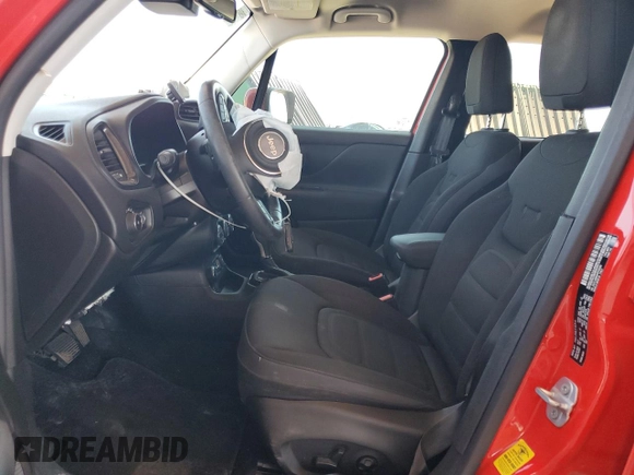 2017 Jeep Renegade Altitude with VIN ZACCJBBB0HPF80280, listed as a Copart auction lot 62119345 with 56,183 mi miles and Salvage title. Bid and sale history available at DreamBid. Image 7.