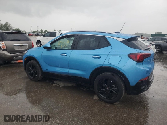 2025 Buick Encore GX Sport Touring with VIN KL4AMDSL0SB004851, listed as a Copart auction lot 58674815 with 15,468 mi miles and Salvage title. Bid and sale history available at DreamBid. Image 2.