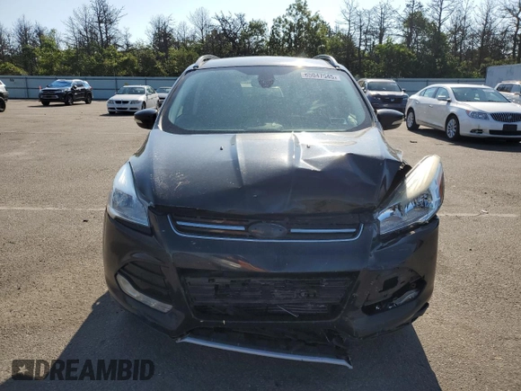 2015 Ford Escape Titanium with VIN 1FMCU0J95FUB59026, listed as a Copart auction lot 65047545 with 84,259 mi miles and Salvage title. Bid and sale history available at DreamBid. Image 5.