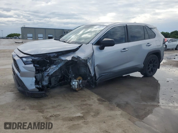 2023 Toyota RAV4 LE z VIN 2T3H1RFV1PC221587, wystawiony jako Copart lot #54106715 z przebiegiem 24 938 mil mil oraz Szkoda całkowita • Salvage title. Historia ofert i sprzedaży dostępna na DreamBid. Obrazek 1.
