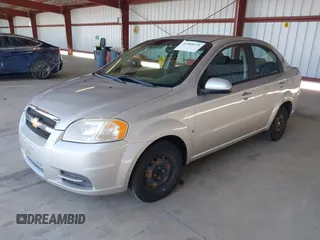 2007 Chevrolet Aveo LS with VIN KL1TD56667B049669, listed as a IAAI auction lot 41989575 with 73,710 mi miles and . Bid and sale history available at DreamBid. Image 2.