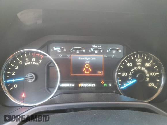 2015 Ford F-150 XL with VIN 1FTEW1CF5FKE08517, listed as a Copart auction lot 52567865 with 99,904 mi miles and Salvage title. Bid and sale history available at DreamBid. Image 9.