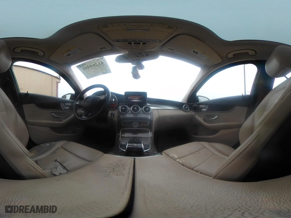 2015 Mercedes-Benz C-Class C 300 with VIN 55SWF4JB0FU080456, listed as a IAAI auction lot 41264441 with 139,584 mi miles. Bid and sale history available at carsss.com. Image 18.