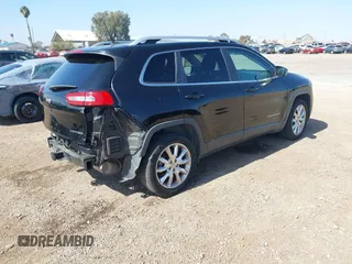 2017 Jeep Cherokee Limited with VIN 1C4PJLDB3HW523076, listed as a IAAI auction lot 41612129 with 94,970 mi miles. Bid and sale history available at carsss.com. Image 4.