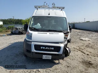 2021 Ram ProMaster Cargo with VIN 3C6LRVBG3ME538562, listed as a Copart auction lot 68488984 with 39,173 mi miles and Salvage Title. Bid and sale history available at carsss.com. Image 5.