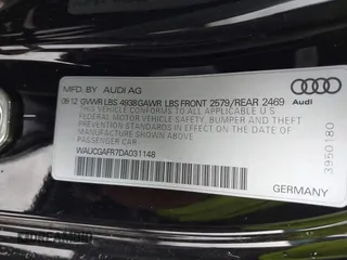 2013 Audi S5 Premium Plus z VIN WAUCGAFR7DA031148, wystawiony jako IAAI lot #42112636 z przebiegiem 89 036 mil mil oraz . Historia ofert i sprzedaży dostępna na DreamBid. Obrazek 9.