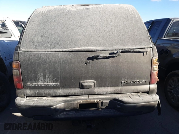 2001 Chevrolet Suburban LT with VIN 3GNEC16T81G171250, listed as a Copart auction lot 52780164 with 0 mi miles and Non Repairable. Bid and sale history available at carsss.com. Image 6.