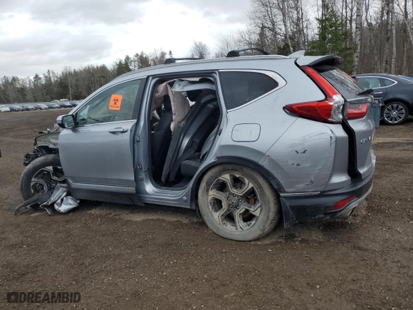 2017 Honda CR-V Touring with VIN 2HKRW2H91HH120151, listed as a Copart auction lot 48673665 with 0 mi miles and Salvage Title. Bid and sale history available at carsss.com. Image 2.