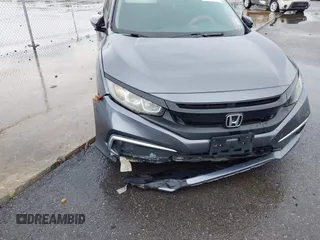 2019 Honda Civic Sedan LX with VIN 2HGFC2F60KH537797, listed as a IAAI auction lot 42119603 with 1 mi miles. Bid and sale history available at carsss.com. Image 6.