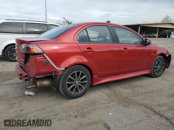 2017 Mitsubishi Lancer ES with VIN JA32U2FU8HU003959, listed as a Copart auction lot 54561025 with 82,397 mi miles and Salvage Title. Bid and sale history available at DreamBid. Image 3.