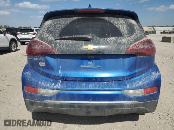 2020 Chevrolet Bolt EV LT with VIN 1G1FY6S01L4136842, listed as a Copart auction lot 57494605 with 50,328 mi miles and Salvage title. Bid and sale history available at DreamBid. Image 6.