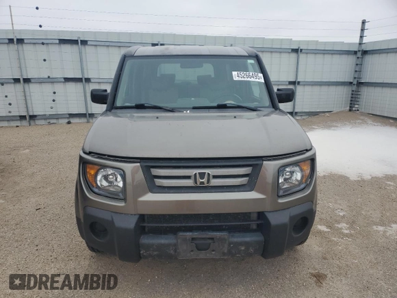 2007 Honda Element EX with VIN 5J6YH27747L001276, listed as a Copart auction lot 45266495 with 176,970 mi miles and Clean Title. Bid and sale history available at DreamBid. Image 5.