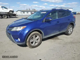 2015 Toyota RAV4 XLE with VIN 2T3RFREV0FW366964, listed as a Copart auction lot 52015925 with 82,056 mi miles and Salvage Title. Bid and sale history available at carsss.com. Image 1.