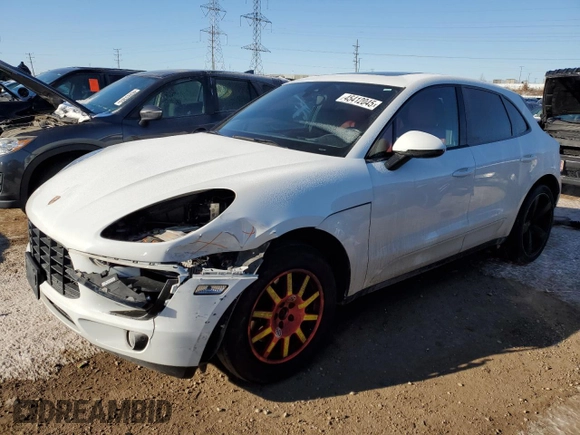 2017 Porsche Macan S z VIN WP1AB2A54HLB10384, wystawiony jako Copart lot #45412045 z przebiegiem 40 708 mil mil oraz Szkoda całkowita • Salvage title. Historia ofert i sprzedaży dostępna na DreamBid. Obrazek 1.
