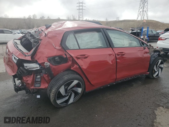 2024 Volkswagen Golf GTI S with VIN WVWGA7CD3RW155235, listed as a Copart auction lot 47872725 with 0 mi miles and Non Repairable. Bid and sale history available at carsss.com. Image 3.