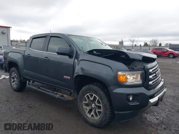 2016 GMC Canyon 4WD SLE with VIN 1GTG6CE37G1282630, listed as a IAAI auction lot 41153472 with 57,809 mi miles. Bid and sale history available at carsss.com. Image 1.