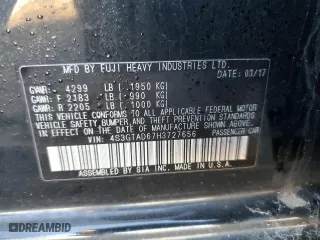 2017 Subaru Impreza Premium with VIN 4S3GTAD67H3727656, listed as a Copart auction lot 50179645 with 152,517 mi miles and Salvage Title. Bid and sale history available at carsss.com. Image 12.