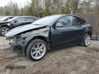 2024 Tesla Model Y Long Range with VIN 7SAYGAEE6RF070354, listed as a Copart auction lot 49826975 with Not Provided miles and Clean Title. Bid and sale history available at DreamBid. Image 1.