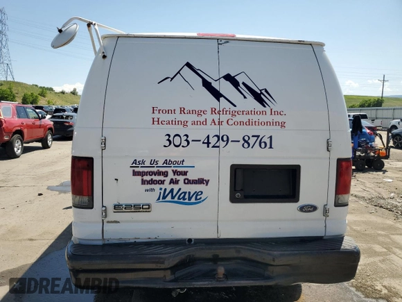2007 Ford Econoline Cargo Commercial with VIN 1FTNE24L17DB45932, listed as a Copart auction lot 61585365 with 350,153 mi miles and Clean title. Bid and sale history available at DreamBid. Image 6.