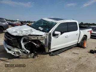 2022 Ford F-150 XL with VIN 1FTFW1ED2NFA67195, listed as a Copart auction lot 45288185 with 57,295 mi miles and Non Repairable. Bid and sale history available at carsss.com. Image 1.