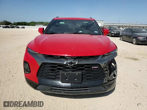 2022 Chevrolet Blazer RS с VIN 3GNKBERS1NS114973, выставлен на аукционе Copart как лот 52715415 с пробегом 42 591 миль миль и Списание • Salvage title. История ставок и продаж доступна на DreamBid. Изображение 10.