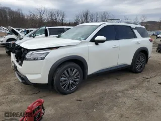 2024 Nissan Pathfinder SL with VIN 5N1DR3CD0RC273762, listed as a Copart auction lot 50922535 with 12,805 mi miles and Salvage Title. Bid and sale history available at carsss.com. Image 1.