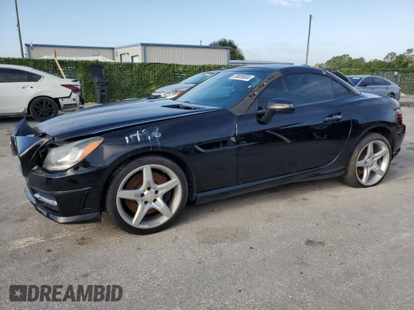 2013 Mercedes-Benz SLK 250 с VIN WDDPK4HA9DF061496, выставлен на аукционе Copart как лот 59889904 с пробегом 94 123 миль миль и Списание • Salvage title. История ставок и продаж доступна на DreamBid. Изображение 1.