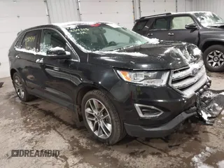 2015 Ford Edge Titanium z VIN 2FMTK4K91FBB27482, wystawiony jako IAAI lot #41919347 z przebiegiem 177 268 mil mil oraz . Historia ofert i sprzedaży dostępna na DreamBid. Obrazek 1.