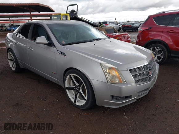 2008 Cadillac CTS RWD w/1SB with VIN 1G6DV57V080180774, listed as a IAAI auction lot 41754403 with 122,466 mi miles. Bid and sale history available at carsss.com. Image 1.