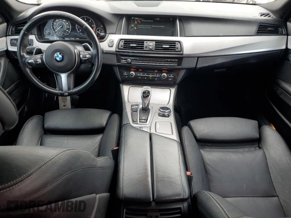 2014 BMW 5 Series 535d with VIN WBAXA5C58ED690402, listed as a Copart auction lot 48124575 with 153,702 mi miles and Salvage Title. Bid and sale history available at DreamBid. Image 8.