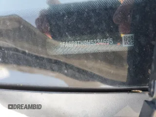 2017 Ford Mustang EcoBoost с VIN 1FA6P8TH9H5234695, выставлен на аукционе Copart как лот 52491455 с пробегом 105 675 миль миль и Списание • Salvage title. История ставок и продаж доступна на DreamBid. Изображение 13.