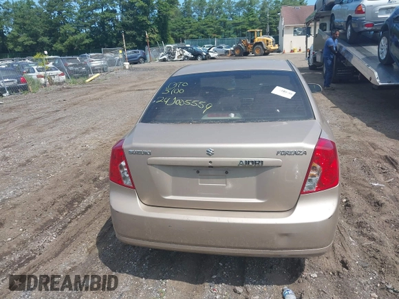 2006 Suzuki Forenza with VIN KL5JD56Z36K472708, listed as a IAAI auction lot 39974625 with 96,531 mi miles and . Bid and sale history available at DreamBid. Image 15.