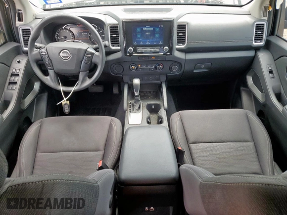 2022 Nissan Frontier SV with VIN 1N6ED1EJ1NN609865, listed as a Copart auction lot 61046005 with 44,458 mi miles and Salvage title. Bid and sale history available at DreamBid. Image 8.