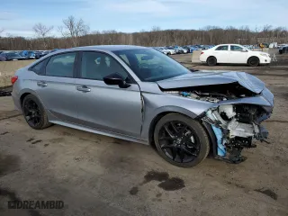 2024 Honda Civic Sedan Sport with VIN 2HGFE2F52RH557884, listed as a Copart auction lot 47420395 with 3,834 mi miles and Salvage Title. Bid and sale history available at carsss.com. Image 4.