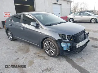2019 Hyundai Ioniq Limited z VIN KMHC05LC8KU143043, wystawiony jako IAAI lot #41937241 z przebiegiem 77 992 mil mil oraz . Historia ofert i sprzedaży dostępna na DreamBid. Obrazek 1.