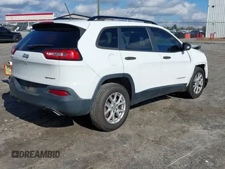 2016 Jeep Cherokee Sport with VIN 1C4PJLAS5GW207990, listed as a IAAI auction lot 41230521 with 253,524 mi miles and . Bid and sale history available at DreamBid. Image 4.