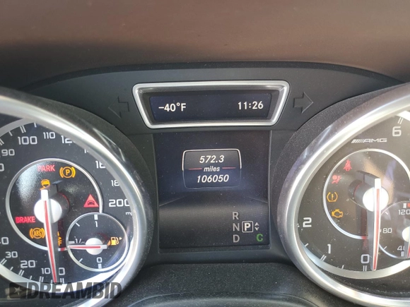 2015 Mercedes-Benz GL-Class GL 63 AMG with VIN 4JGDF7EE8FA497858, listed as a Copart auction lot 72887864 with 106,050 mi miles and Salvage Title. Bid and sale history available at carsss.com. Image 9.