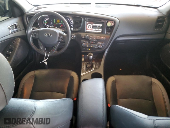 2013 Kia Optima Hybrid LX with VIN KNAGM4AD4D5043077, listed as a Copart auction lot 67615714 with 163,925 mi miles and Salvage Title. Bid and sale history available at carsss.com. Image 8.