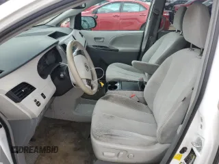 2012 Toyota Sienna LE with VIN 5TDJK3DC0CS043968, listed as a Copart auction lot 45854755 with 166,196 mi miles and Salvage Title. Bid and sale history available at carsss.com. Image 7.